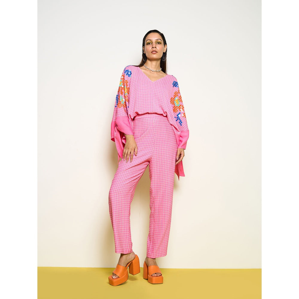 POOJA RAJGARHIA GUPTA Pink Butterfly Top