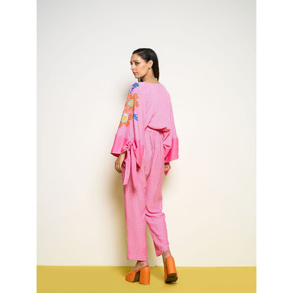 POOJA RAJGARHIA GUPTA Pink Butterfly Top