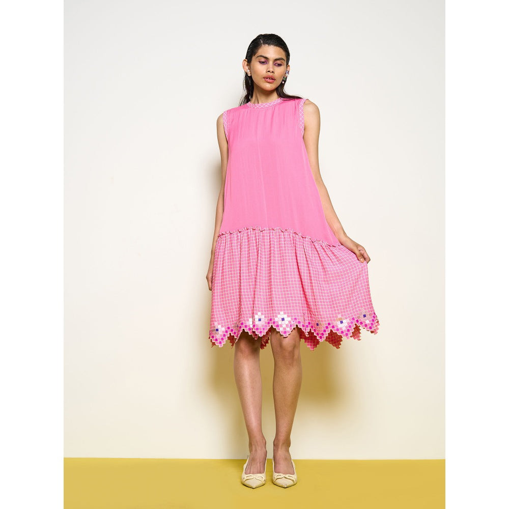 POOJA RAJGARHIA GUPTA Pink Honeybee Dress