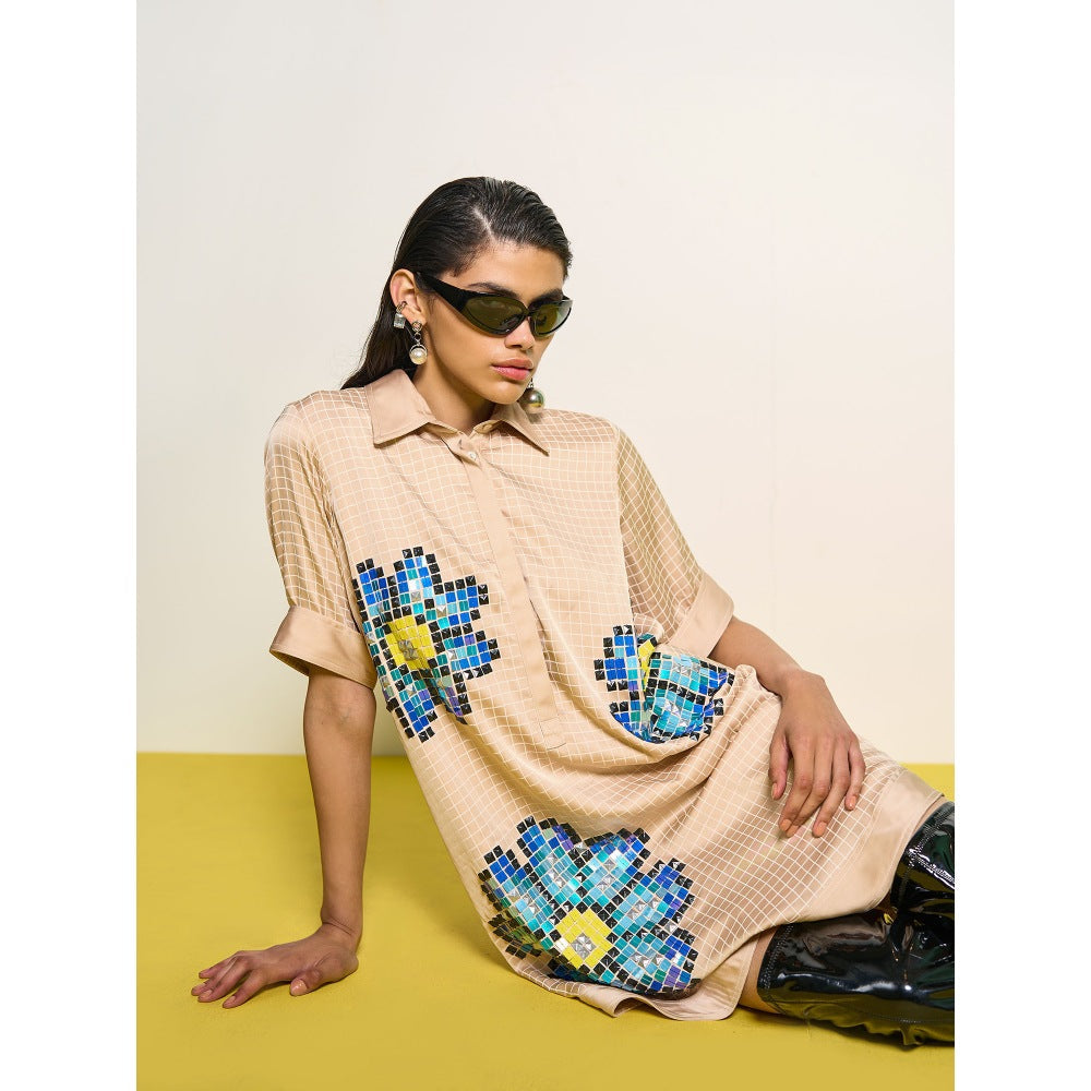 POOJA RAJGARHIA GUPTA Nude Dress