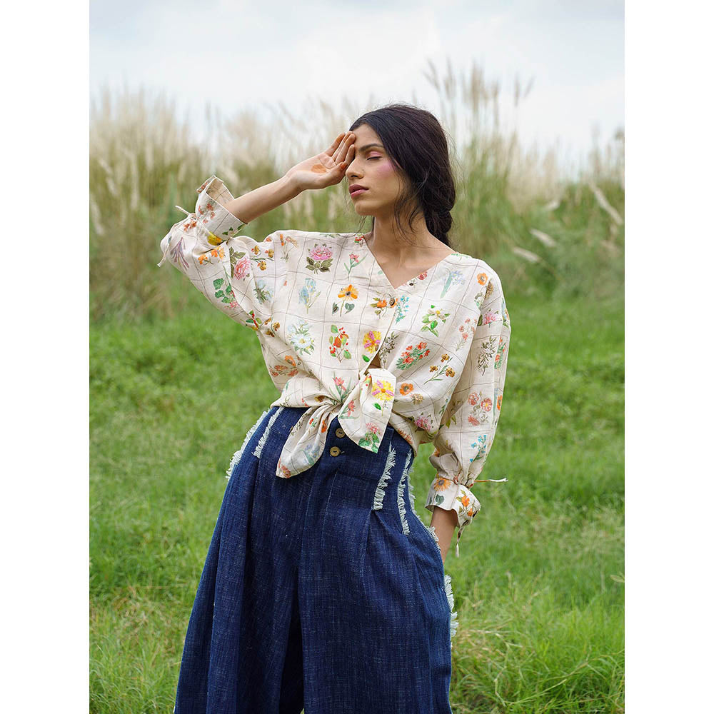 Pozruh By Aiman Yellow Elsie Top