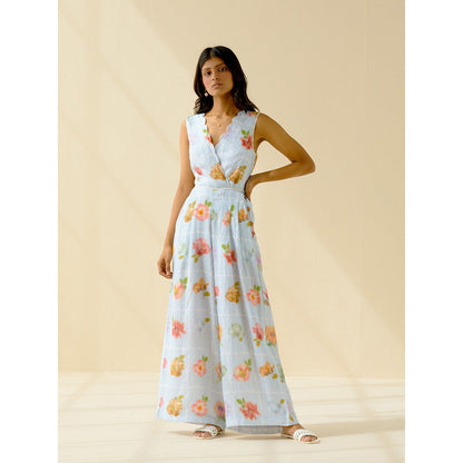 Pozruh By Aiman Kelly Tie Back Jumpsuit