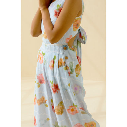 Pozruh By Aiman Kelly Tie Back Jumpsuit