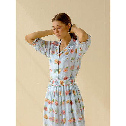 Pozruh By Aiman Iris Shirt Top