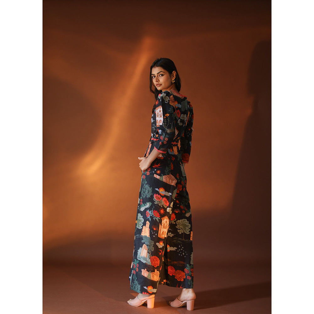 Pozruh By Aiman Astra Black Jumpsuit