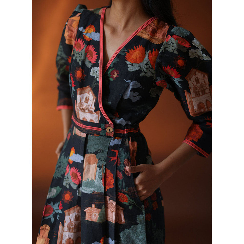 Pozruh By Aiman Astra Black Jumpsuit