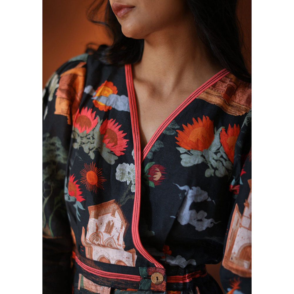 Pozruh By Aiman Astra Black Jumpsuit