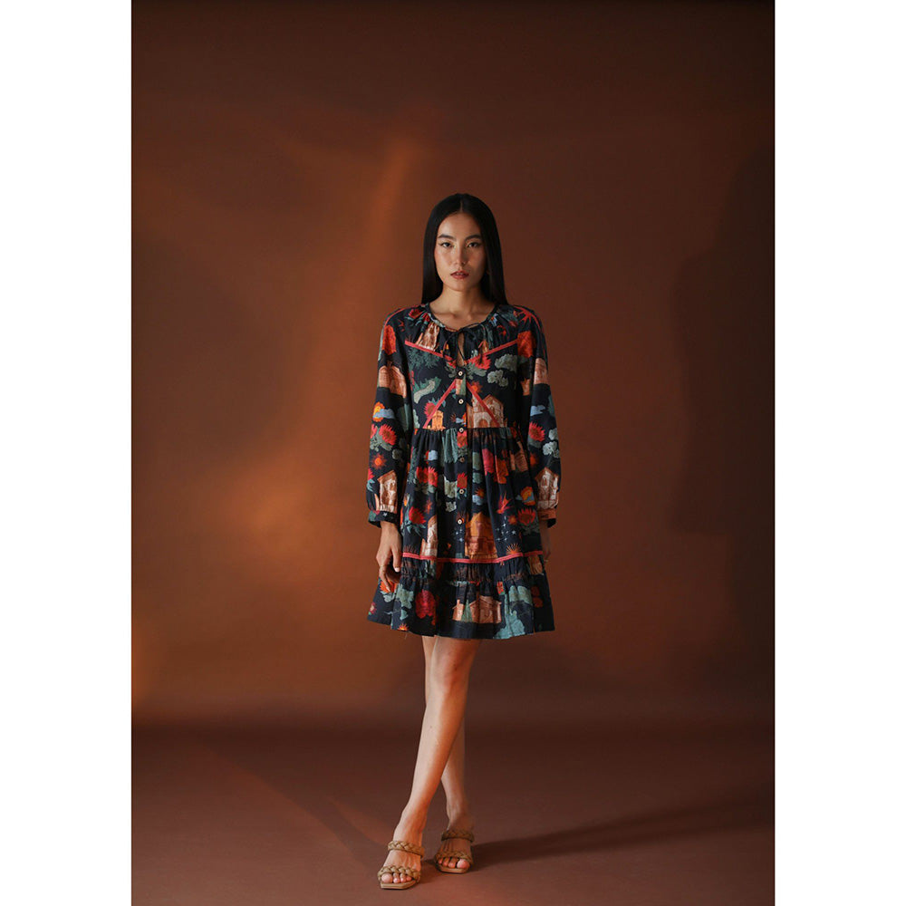 Pozruh By Aiman Juno Short Black Dress