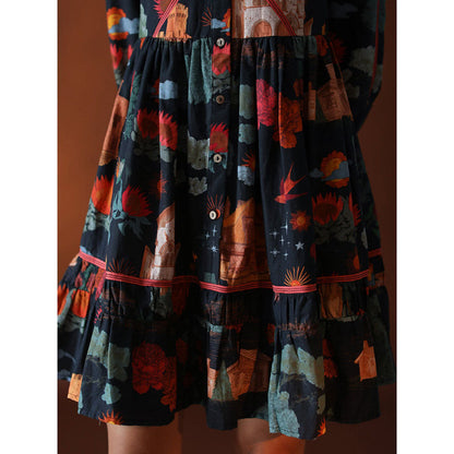 Pozruh By Aiman Juno Short Black Dress