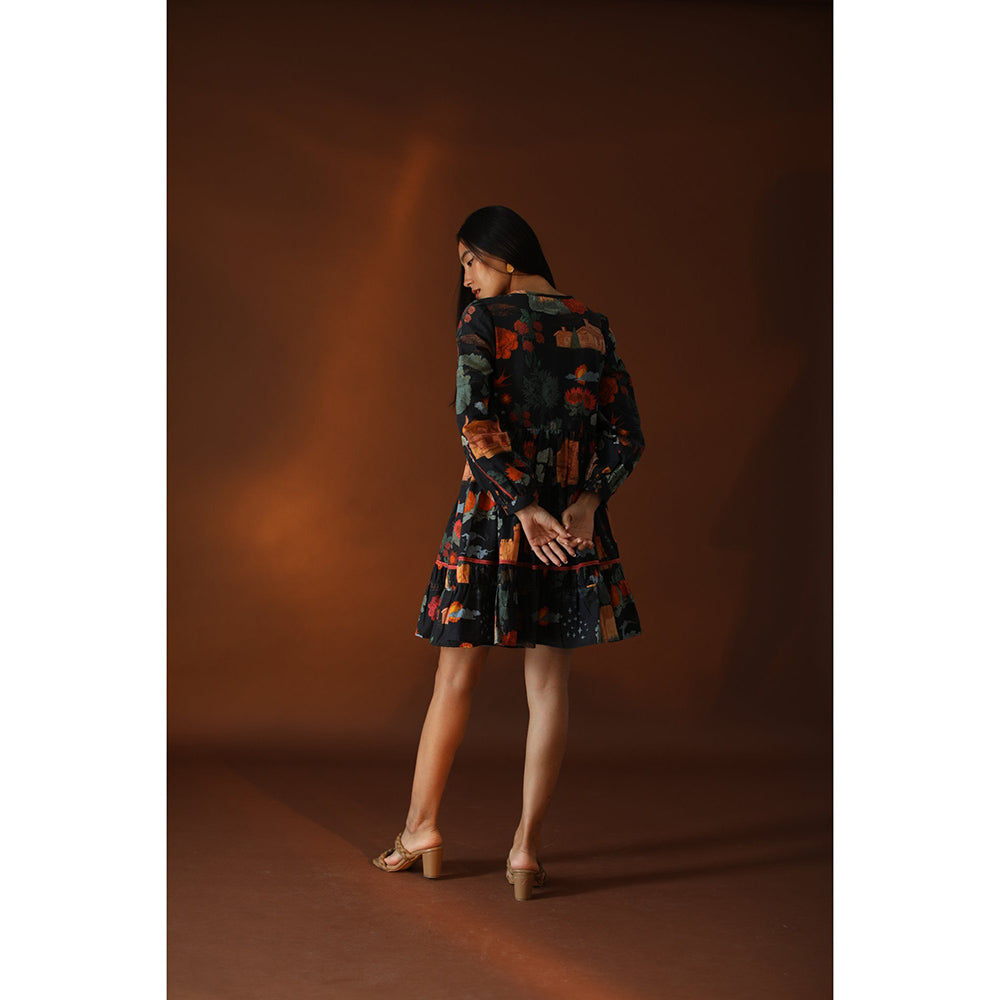 Pozruh By Aiman Juno Short Black Dress