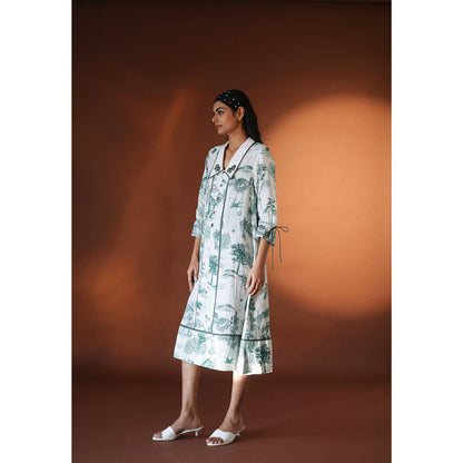 Pozruh By Aiman Neoma White Dress