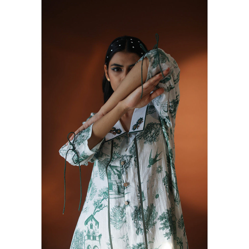 Pozruh By Aiman Neoma White Dress