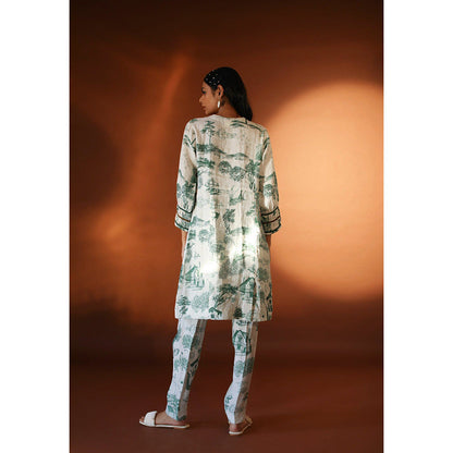 Pozruh By Aiman Sidra White Pants