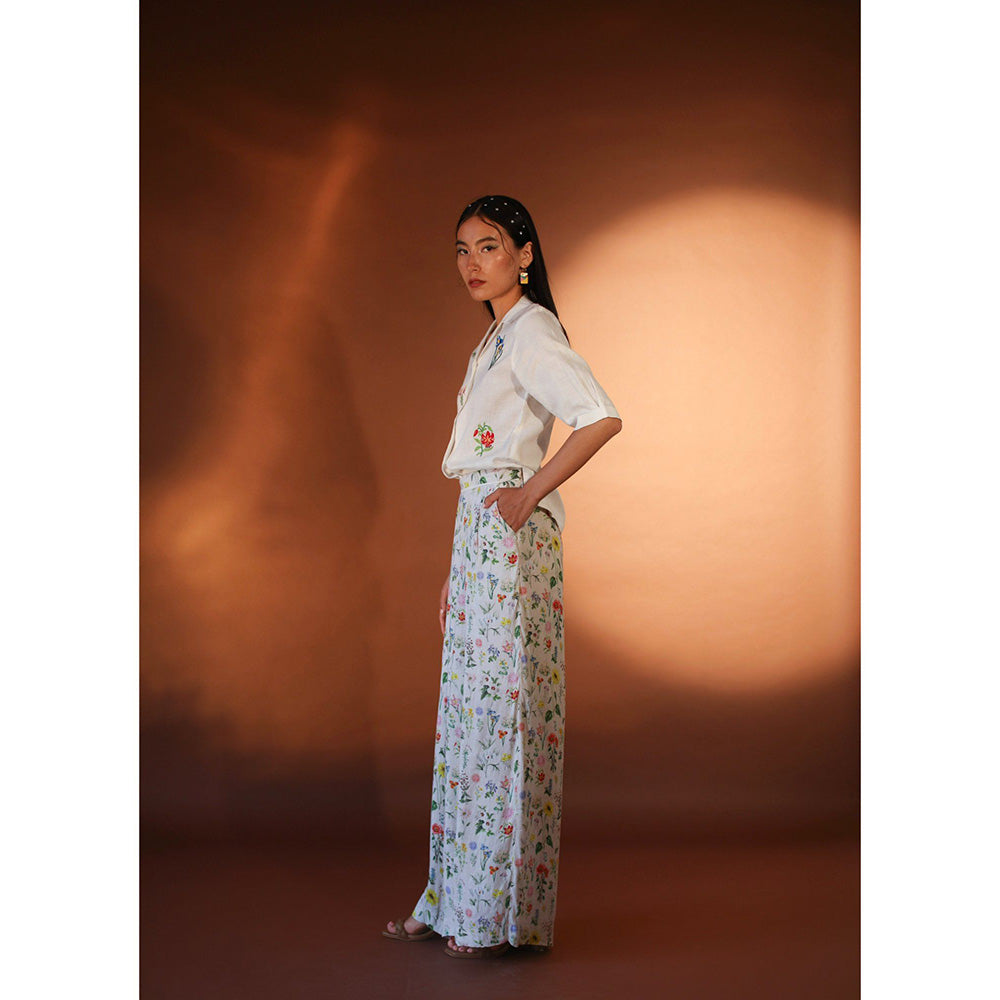 Pozruh By Aiman Luna White Pants