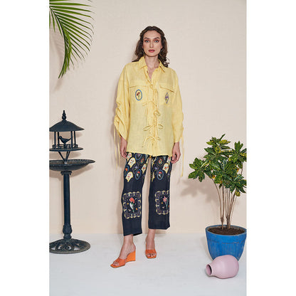 Pozruh By Aiman Raven Printed Pants