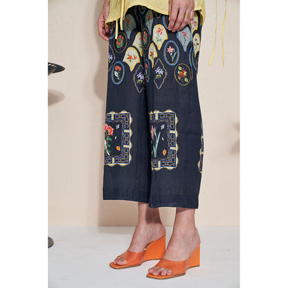 Pozruh By Aiman Raven Printed Pants