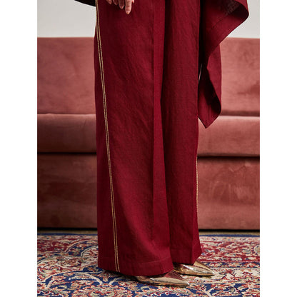 Pozruh By Aiman Staffroom Broad Pants