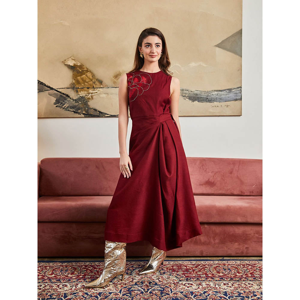 Pozruh By Aiman Darsa Wrap Dress