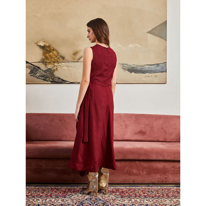 Pozruh By Aiman Darsa Wrap Dress