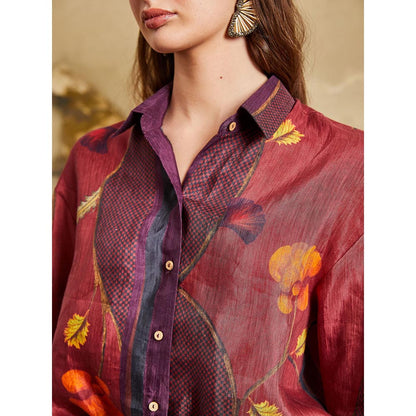 Pozruh By Aiman Ritz Printed Shirt