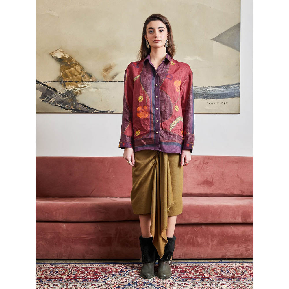 Pozruh By Aiman Ritz Printed Shirt
