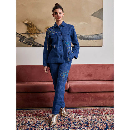 Pozruh By Aiman Nebraska Denim Shirt