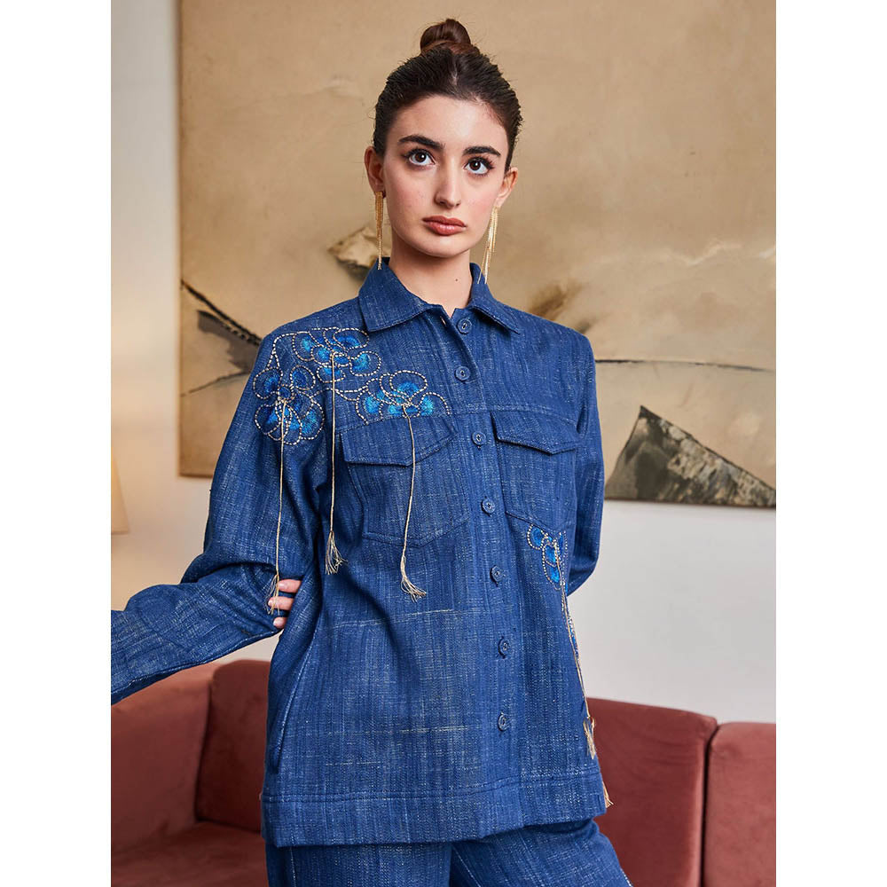 Pozruh By Aiman Nebraska Denim Shirt