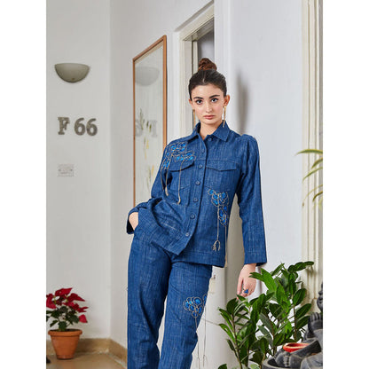 Pozruh By Aiman Nebraska Denim Shirt