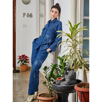 Pozruh By Aiman Nebraska Tapered Denim Pants