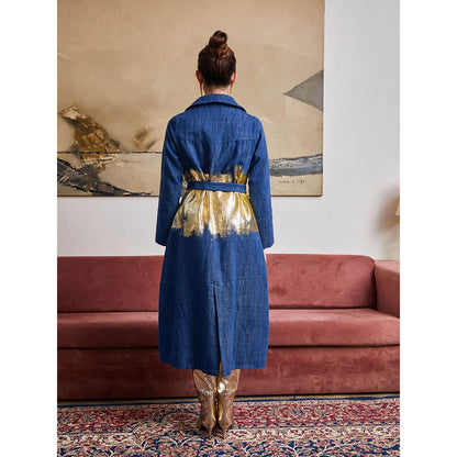 Pozruh By Aiman Blaze Denim Trench (Set of 2)