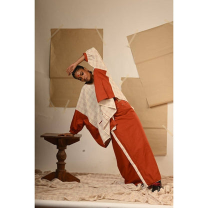 PRATHAA Set : Kaftan Shirt With Skirt - Taana Baana