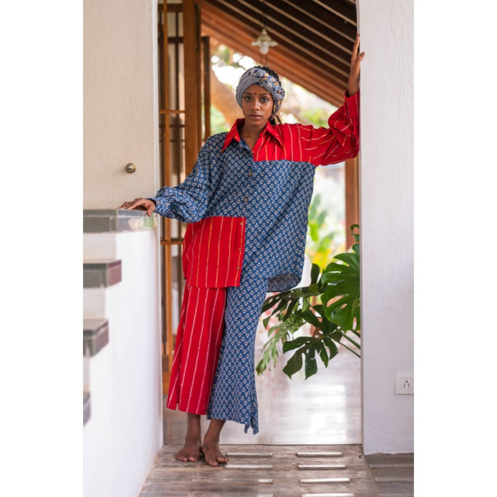 PRATHAA Aastey : Set - Shirt Culottes