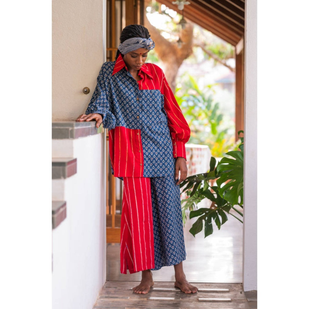 PRATHAA Aastey : Set - Shirt Culottes