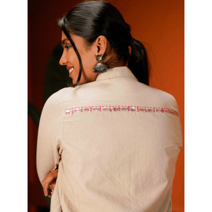 PRATHAA Taal Raga Set - Printed Dress and Jacket