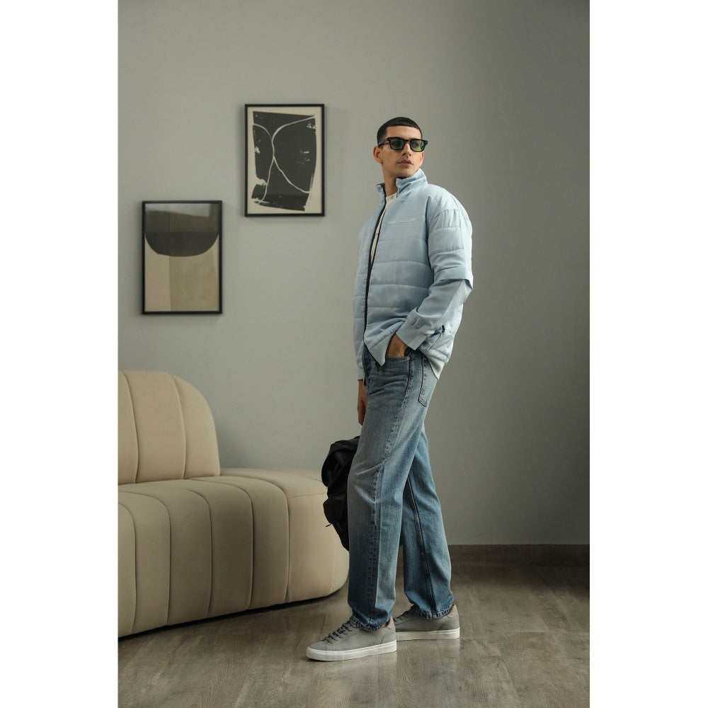 PRIMAL GRAY Blue Recycled Polyester Puffer Jacket