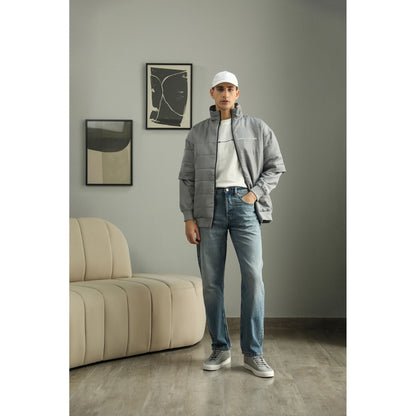 PRIMAL GRAY Grey Recycled Polyester Puffer Jacket
