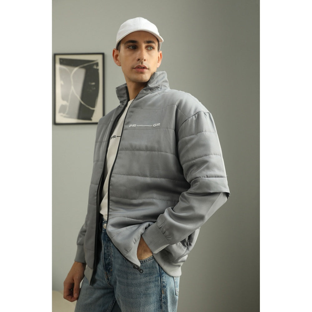 PRIMAL GRAY Grey Recycled Polyester Puffer Jacket