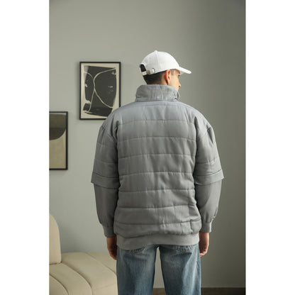 PRIMAL GRAY Grey Recycled Polyester Puffer Jacket