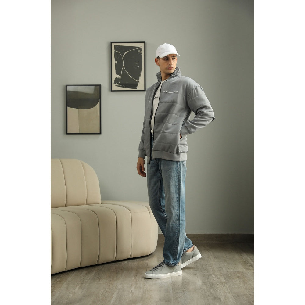 PRIMAL GRAY Grey Recycled Polyester Puffer Jacket