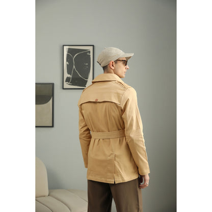PRIMAL GRAY Beige Organic Cotton Summer Army Trench