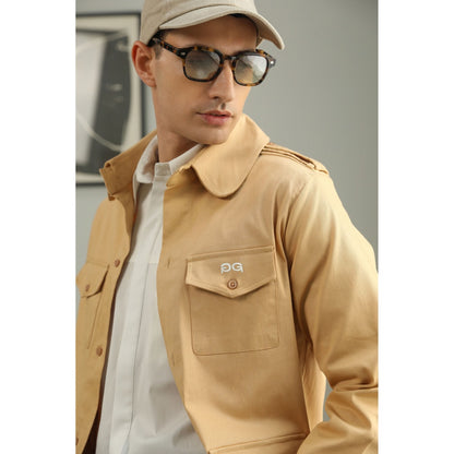 PRIMAL GRAY Beige Organic Cotton Summer Army Trench