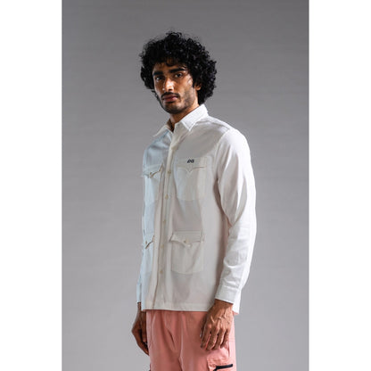PRIMAL GRAY White Organic Cotton Old West-Shirt