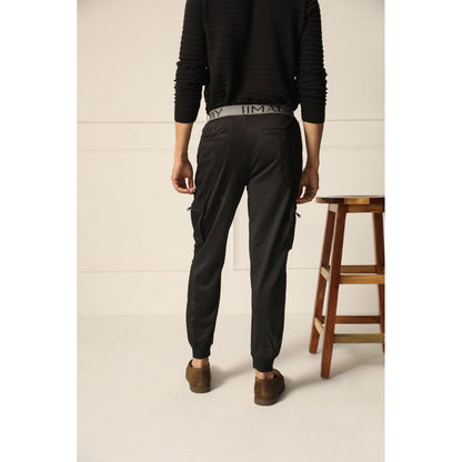 PRIMAL GRAY Black Polyester Cargo Pants