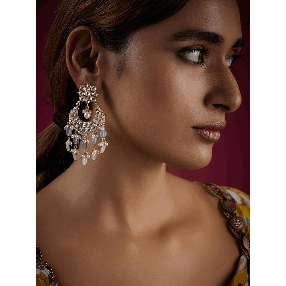 PRIHAN LUXURY Teal Chandbalis