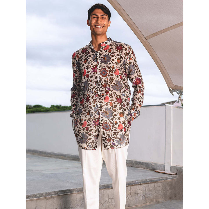 Project Bandi Pearl Ren Cotton Shirt Kurta