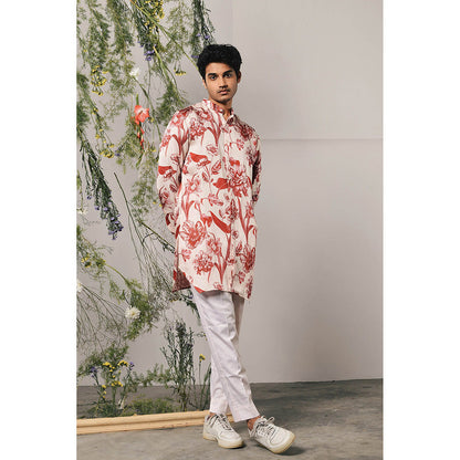 Project Bandi Red Riviera Kurta & Pant (Set of 2)