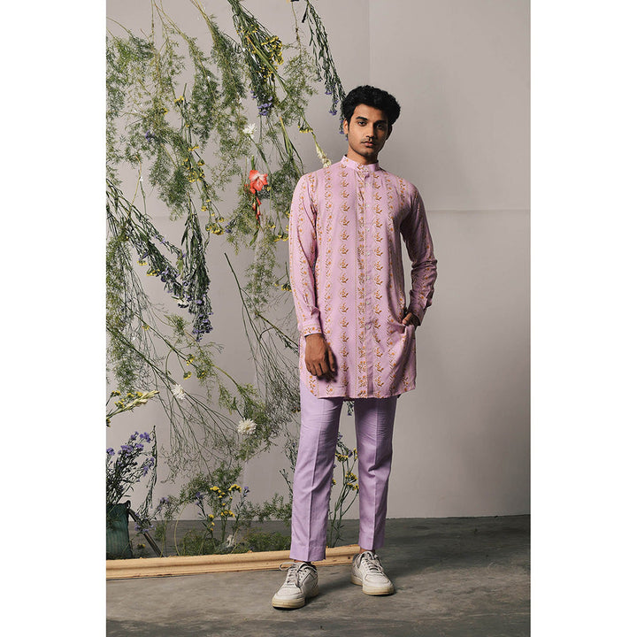 Project Bandi Purple Riviera Kurta & Pant (Set of 2)