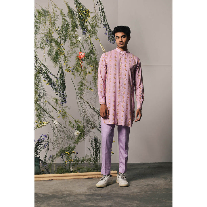 Project Bandi Purple Riviera Kurta & Pant (Set of 2)