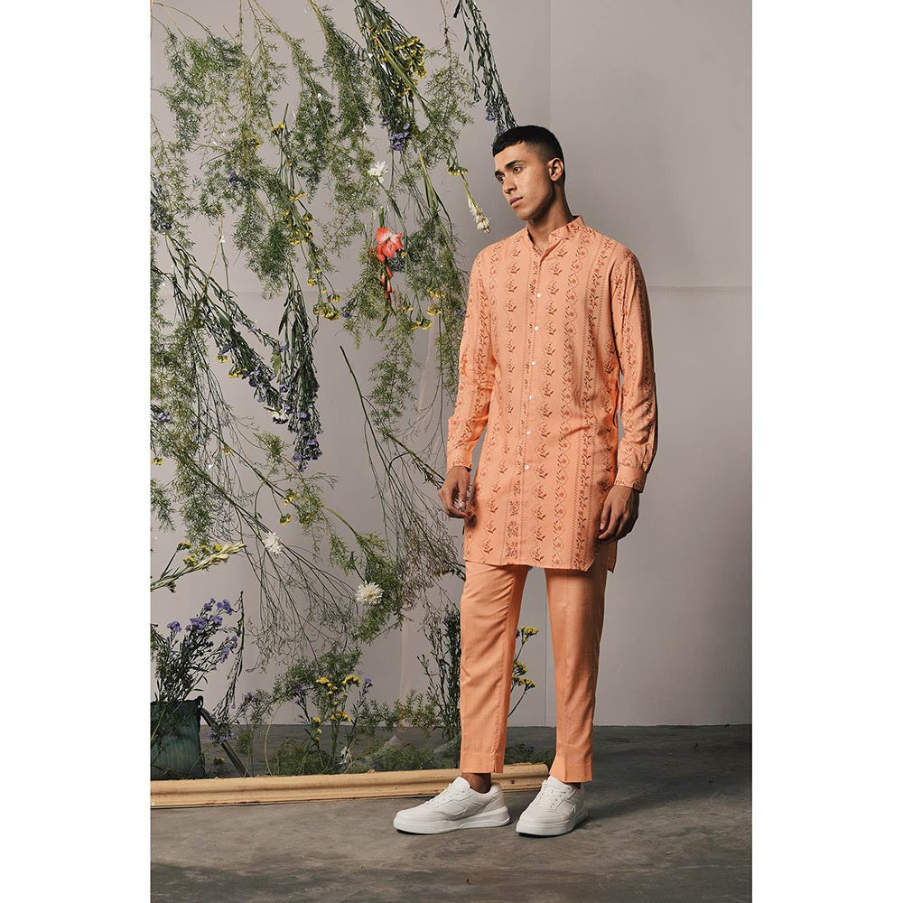 Project Bandi Peach Riviera Kurta & Pant (Set of 2)