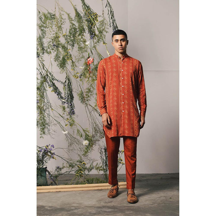 Project Bandi Red Riviera Kurta & Pant (Set of 2)